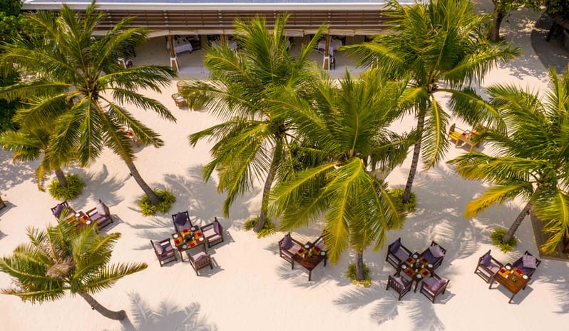 OZEN RESERVE BOLIFUSHI, SANGU Beach Aerial